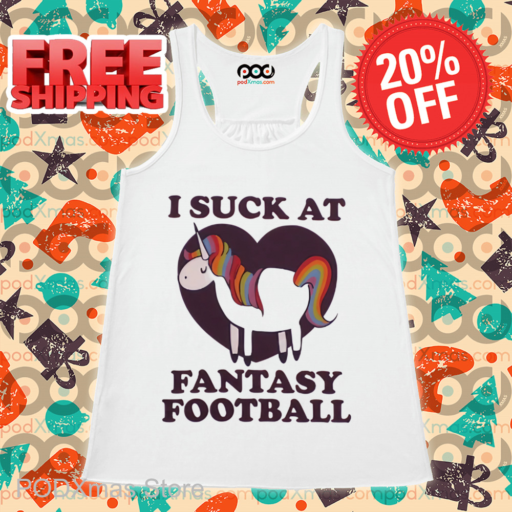 Unicorn I Suck At Fantasy Football Shirt