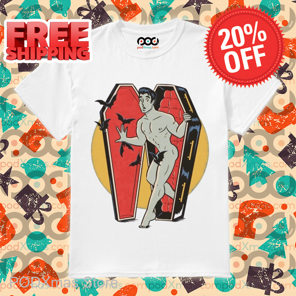 Vampire Coffin Man Nake Shirt