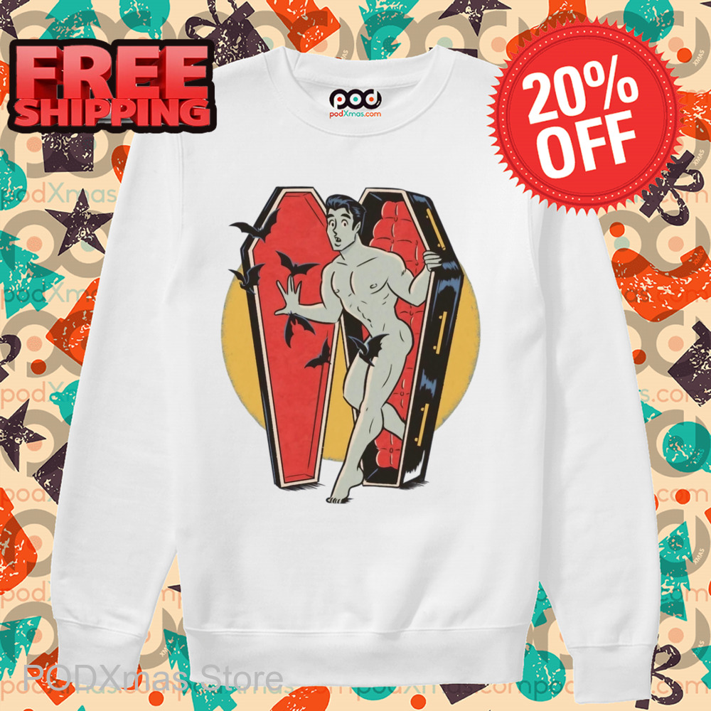 Vampire Coffin Man Nake Shirt