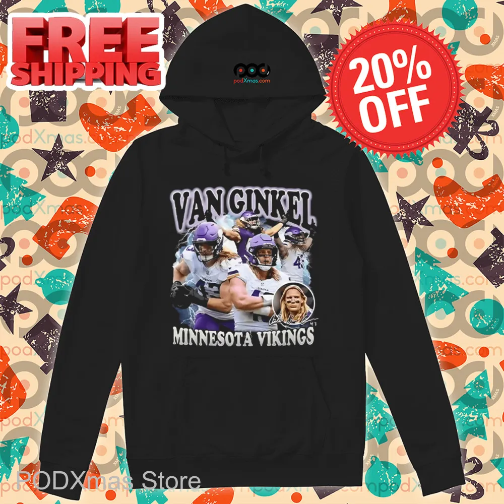 Van Ginkel Minnesota Vikings Signature 2024 Shirt