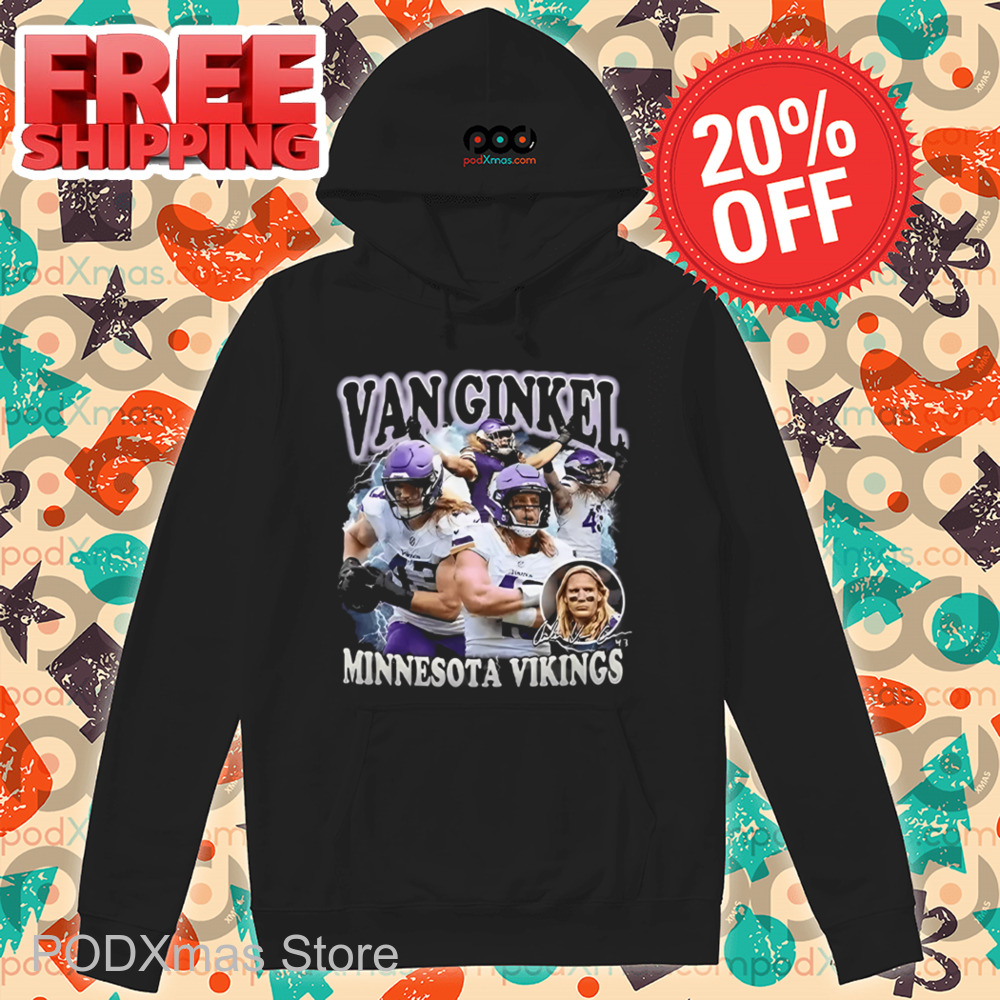Van Ginkel Minnesota Vikings Signature 2024 Shirt
