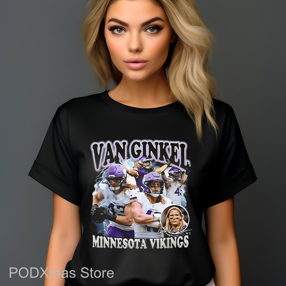 Van Ginkel Minnesota Vikings Signature 2024 Shirt