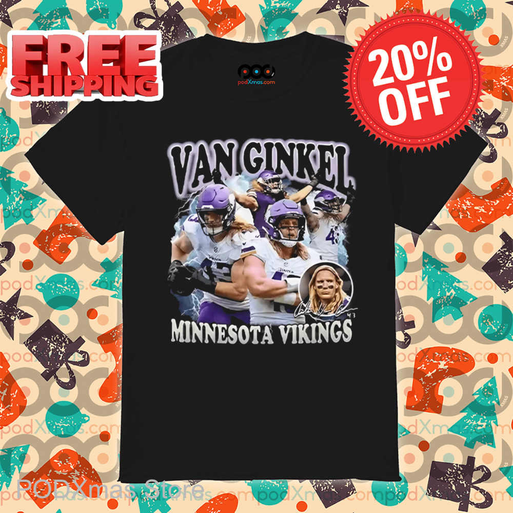 Van Ginkel Minnesota Vikings Signature 2024 Shirt