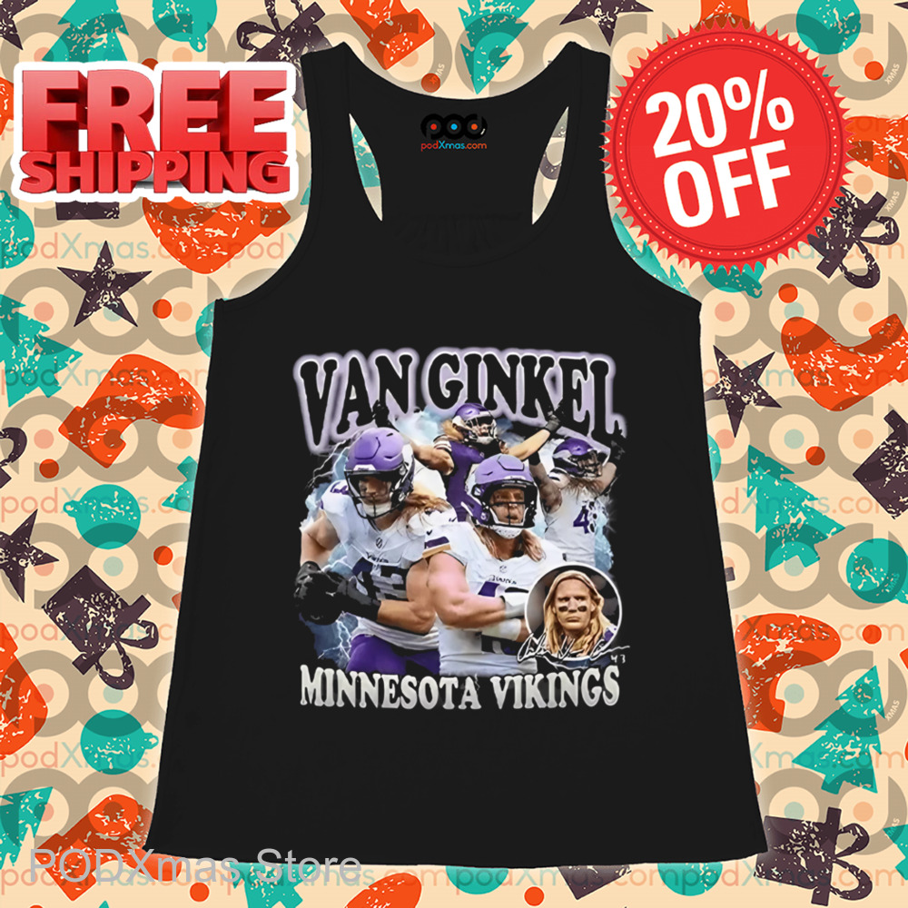 Van Ginkel Minnesota Vikings Signature 2024 Shirt