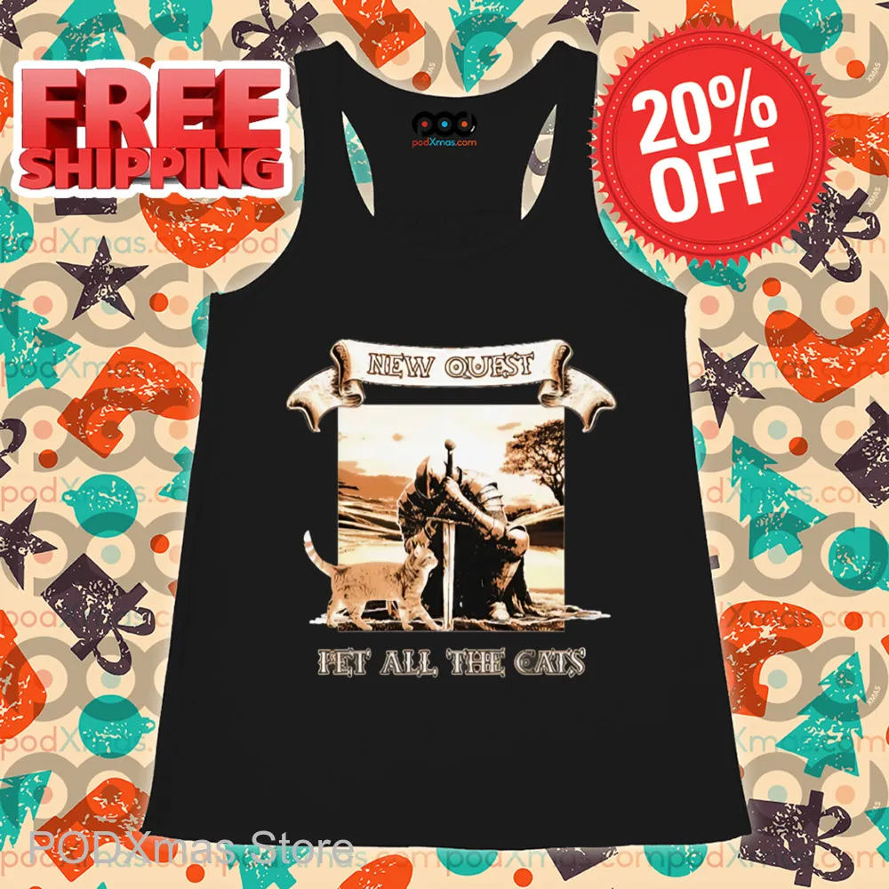 Warrior New Quest Fet All The Cats Shirt
