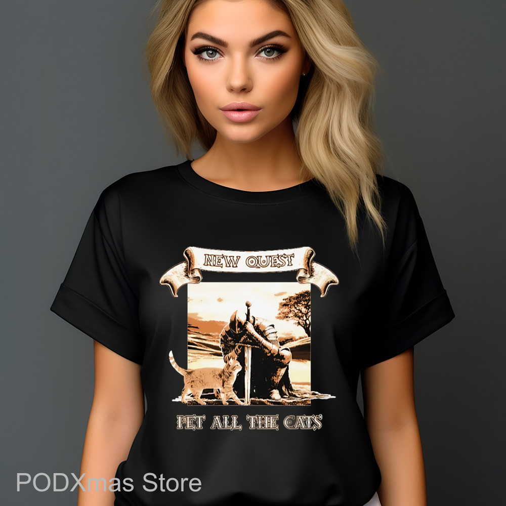 Warrior New Quest Fet All The Cats Shirt