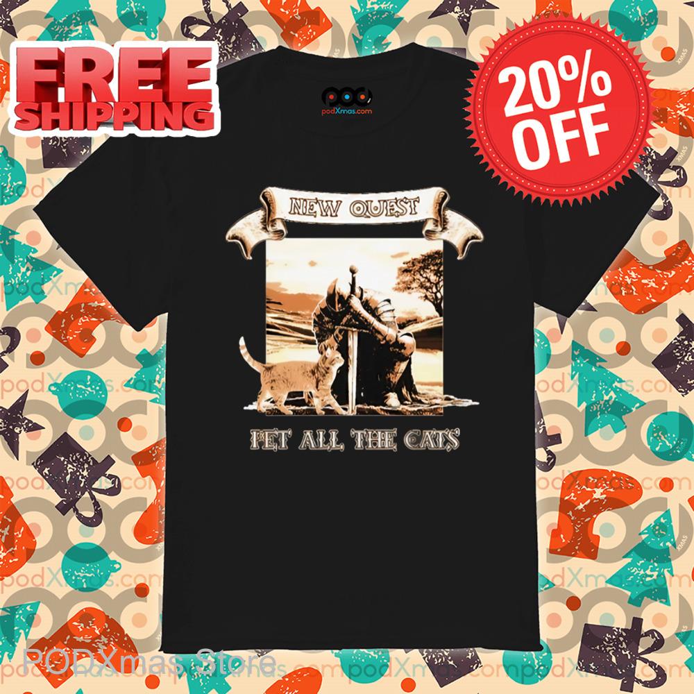 Warrior New Quest Fet All The Cats Shirt