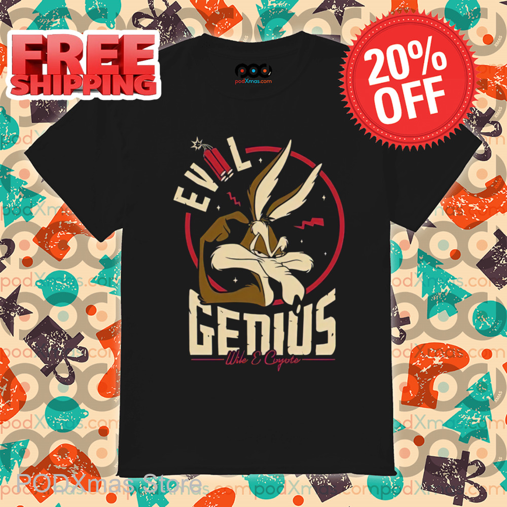 Wile E. Coyote Evil Genius 2024 Shirt
