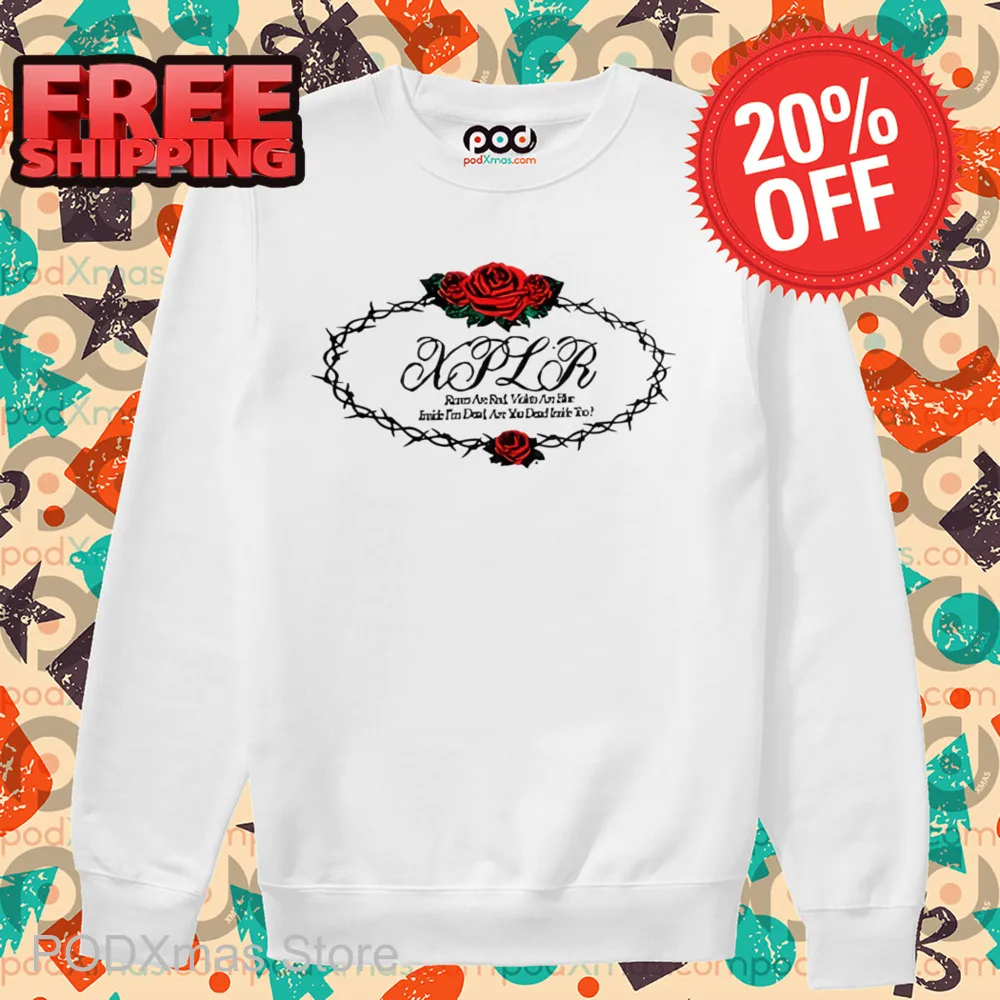 Xplr Dead Roses Red Shirt