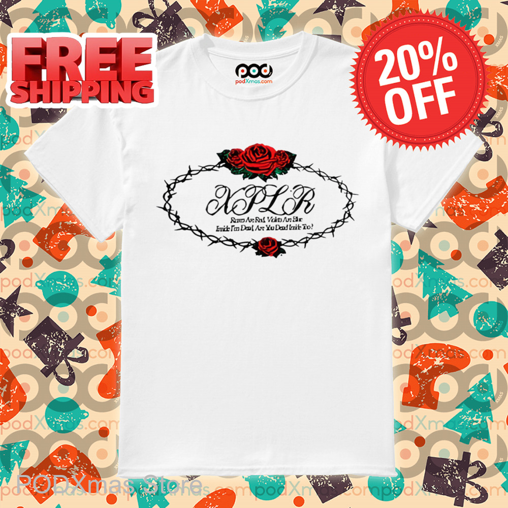 Xplr Dead Roses Red Shirt