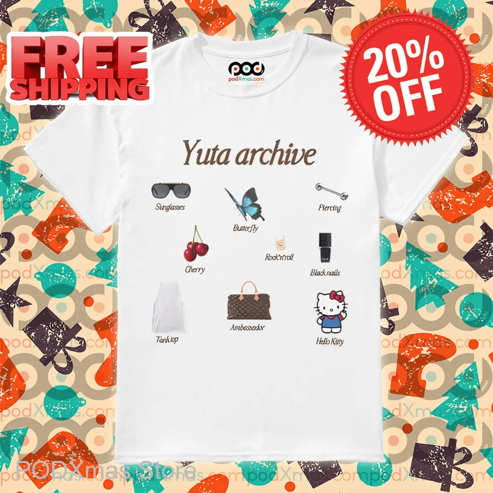 Yuta Archive Sunglasses Butterfly Shirt