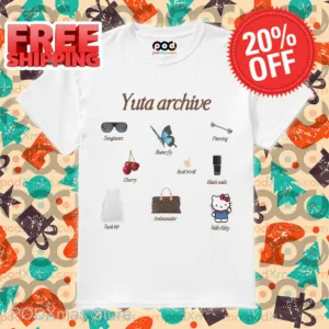 Yuta Archive Sunglasses Butterfly Shirt