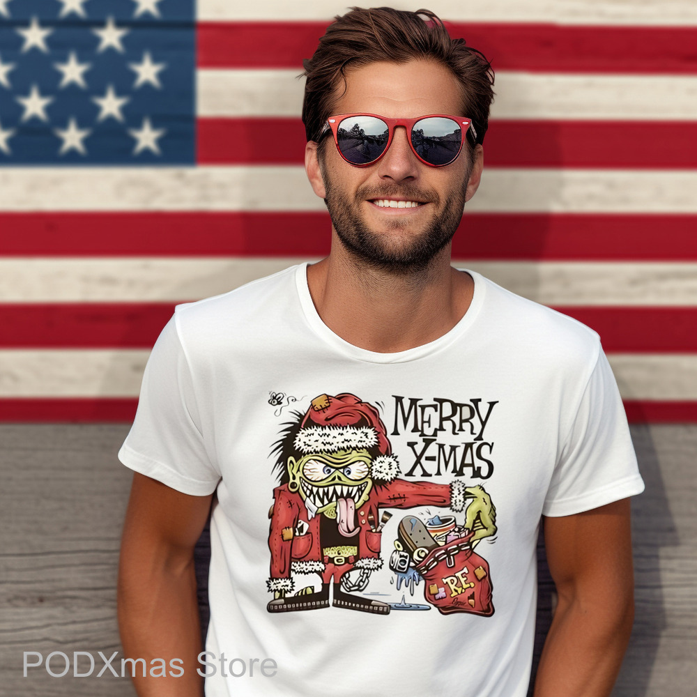 Zombie Merry Xmas 2024 Shirt