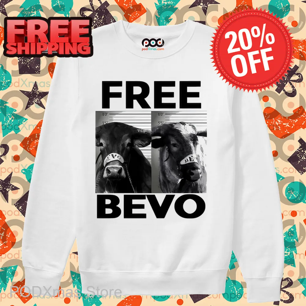 Cow Mugshot Free Bevo Shirt