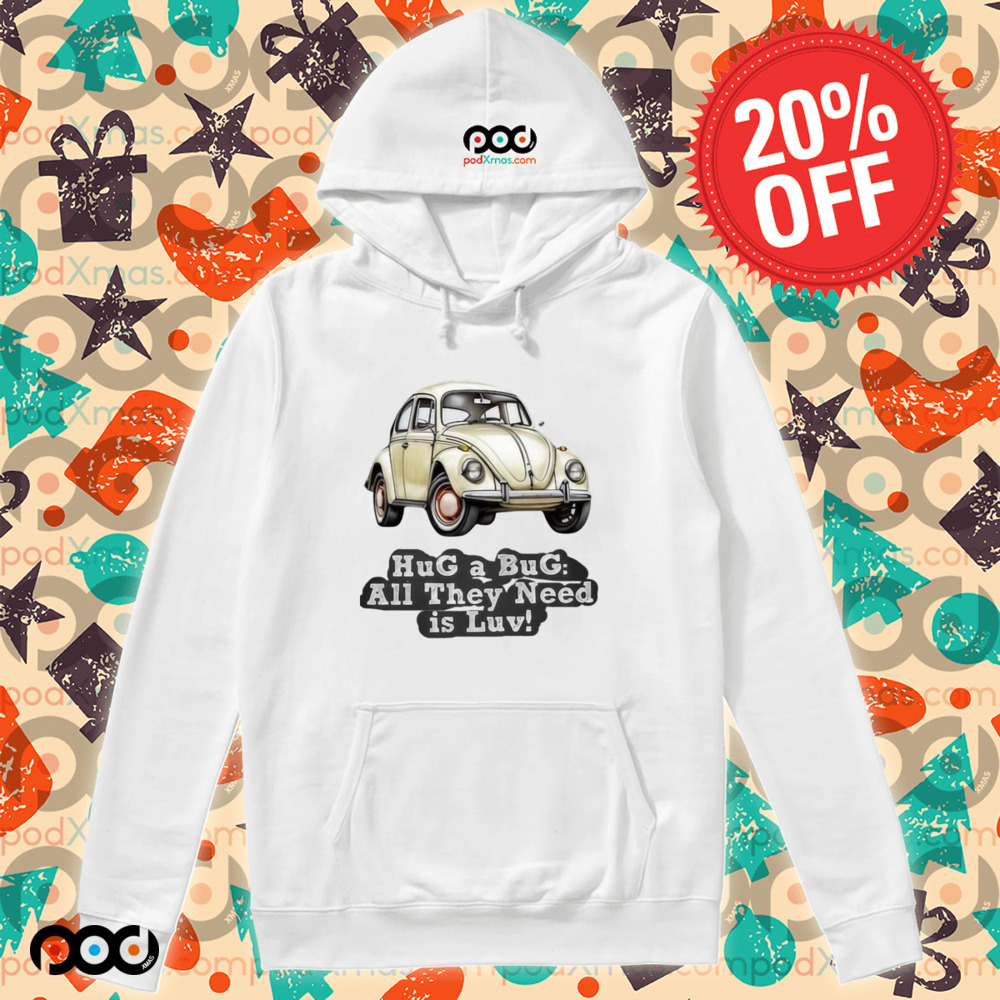 Volkswagen Vintage Hug A Bug All They Need Is Luv Shirt