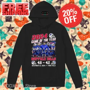 2024 Game Of The Year Bills 48-42 Lions Shirt