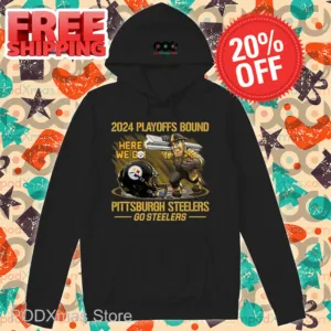 2024 Playoffs Bound Here We Go Steelers Shirt