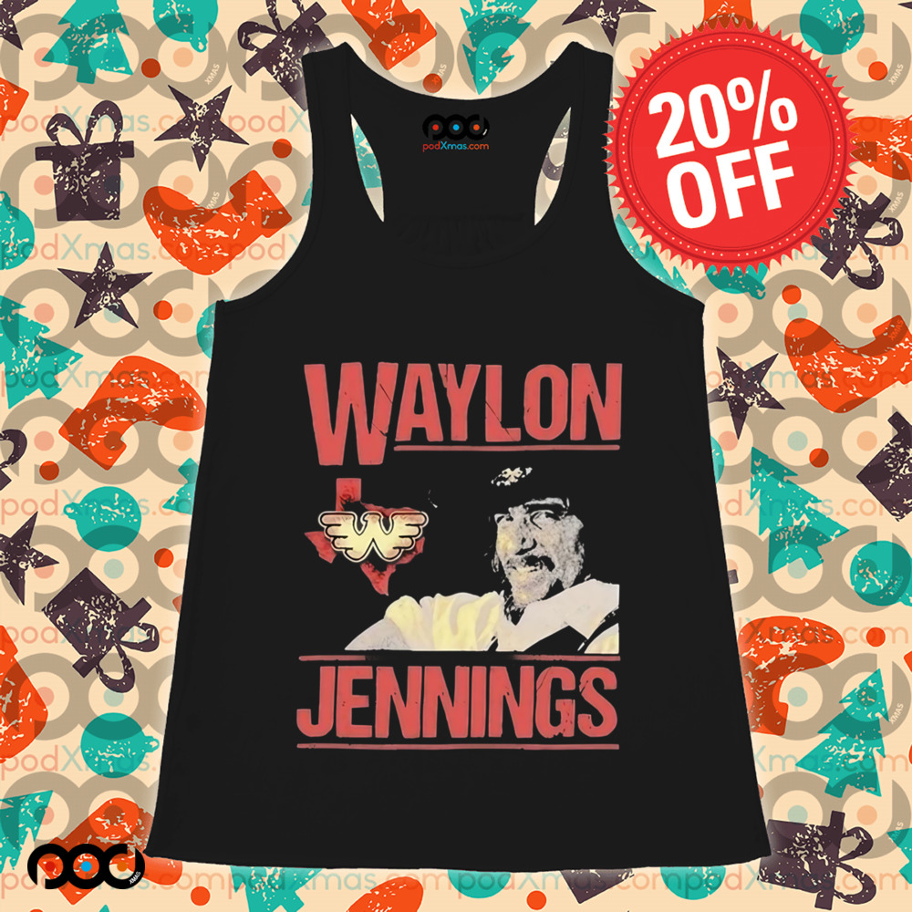 Waylon Jennings Flying W Over Texas Shirt