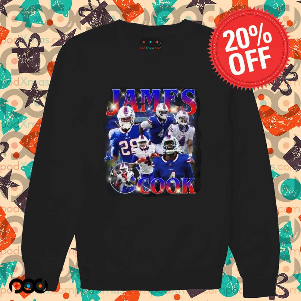 James Cook Bills Super Bowl Champions 2025 Shirt