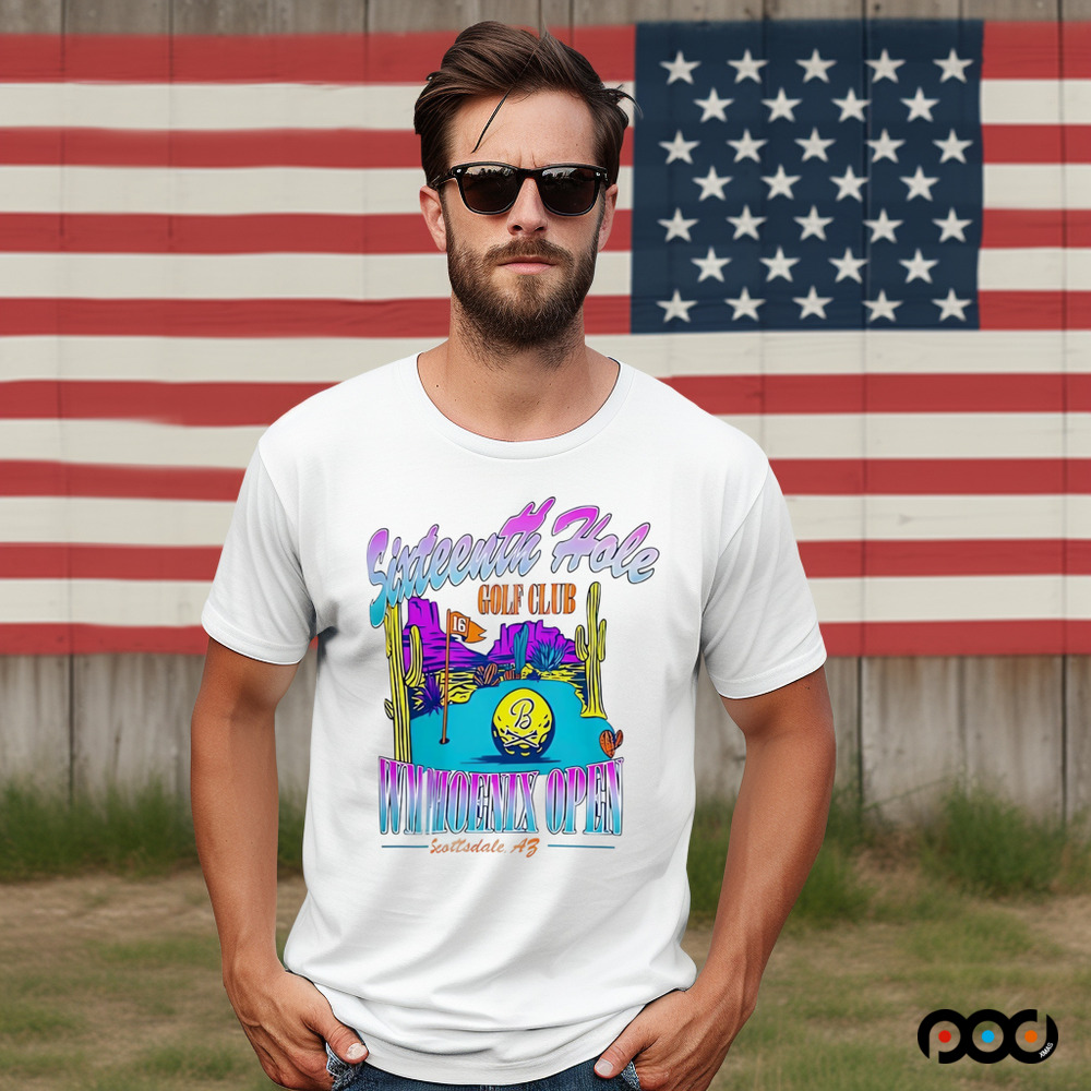 WM Phoenix Open Golf 16th Hole Golf Club shirt