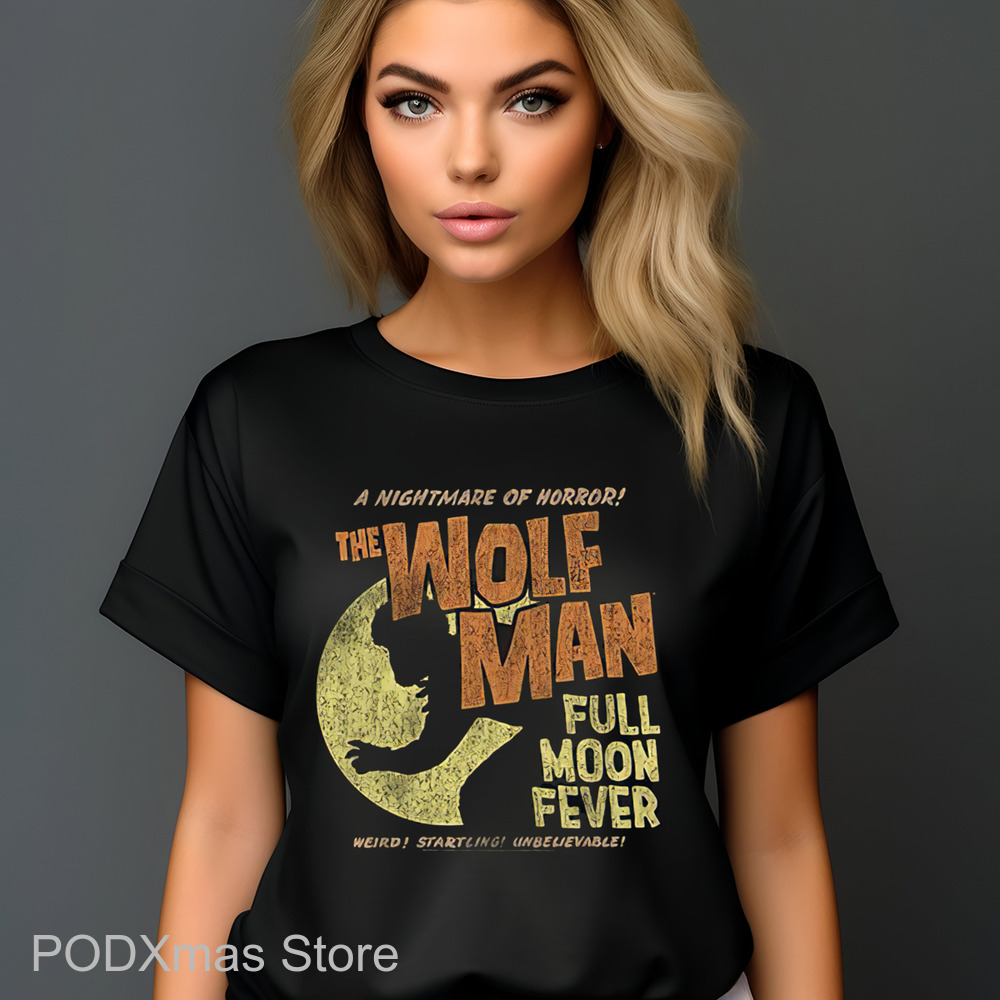 A Nightmare Of Horror The Wolf Man Full Moon Fever Vintage Shirt