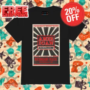 American Aquarium With Gabe Lee Rockingham Theatre Shirt