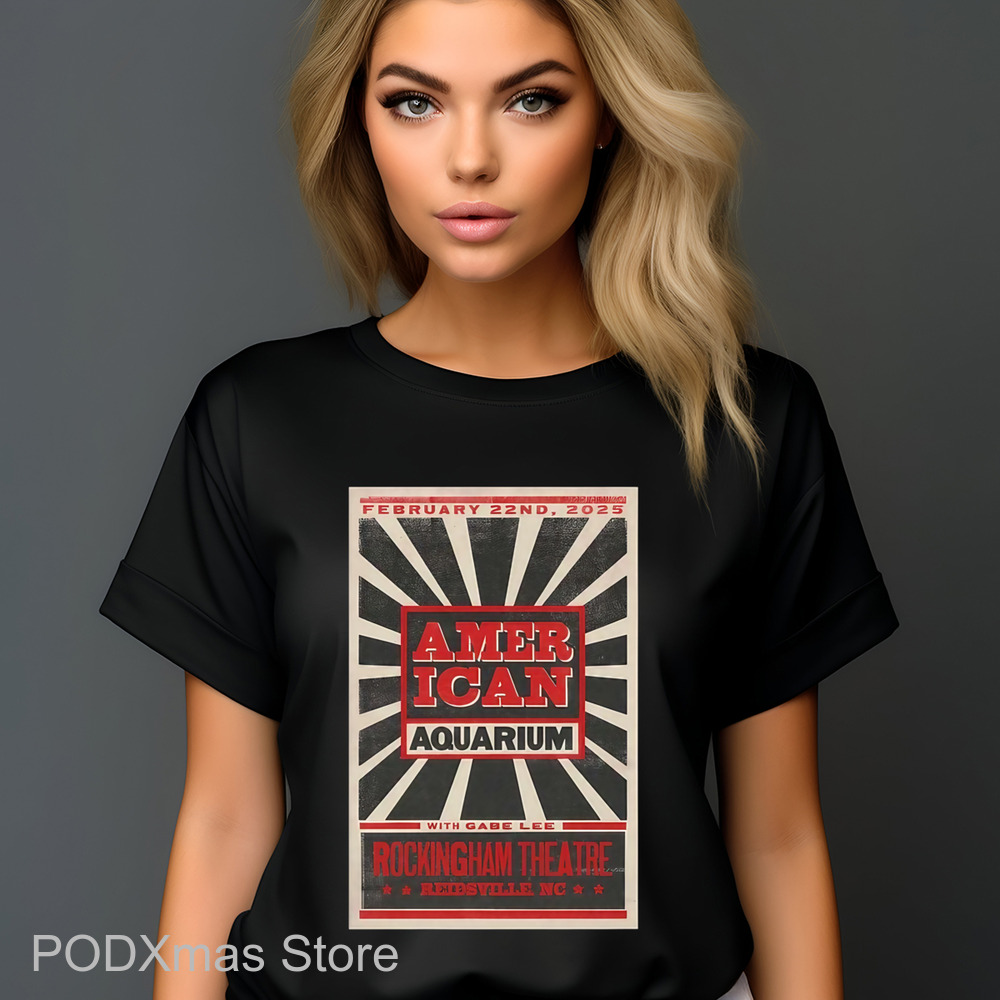 American Aquarium With Gabe Lee Rockingham Theatre Shirt