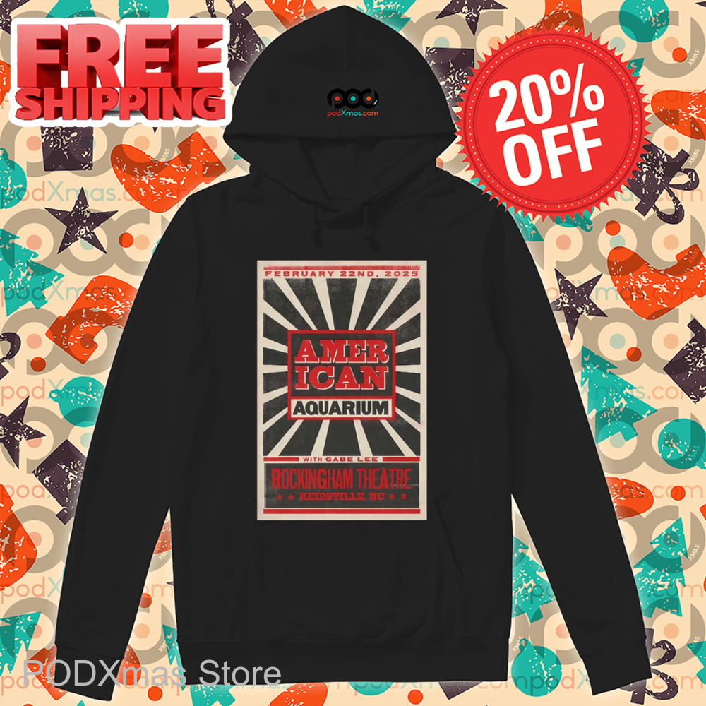 American Aquarium With Gabe Lee Rockingham Theatre Shirt