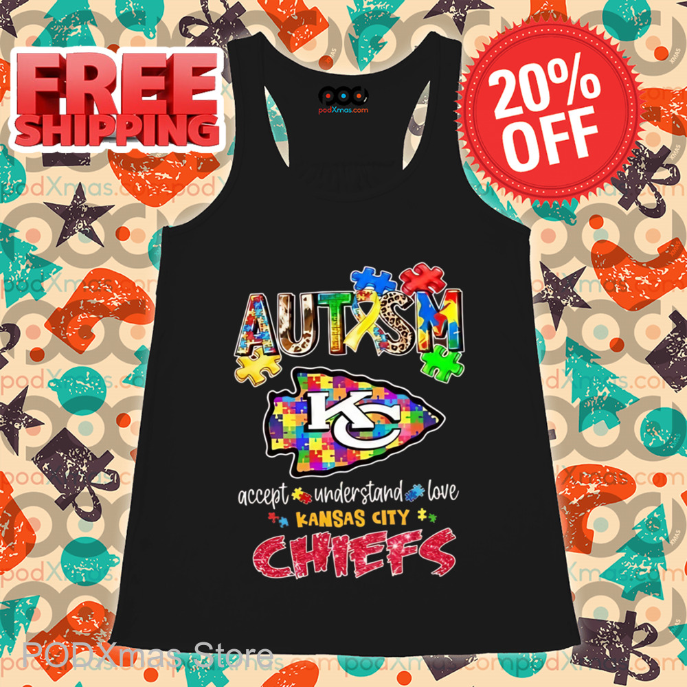 Autism Accept Understand Love Kansas City Chiefs 2025 Shirt