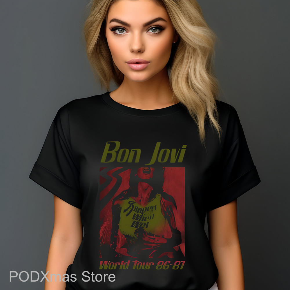 Bon Jovi World Tour 86 81 Shirt