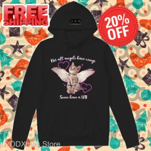 Cat Not All Angels Have Wings Some Have A UTI Shirt