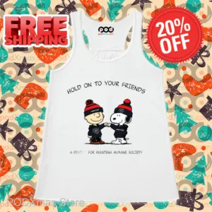 Charlie Brown Snoopy Hold On To Your Friends Shirt