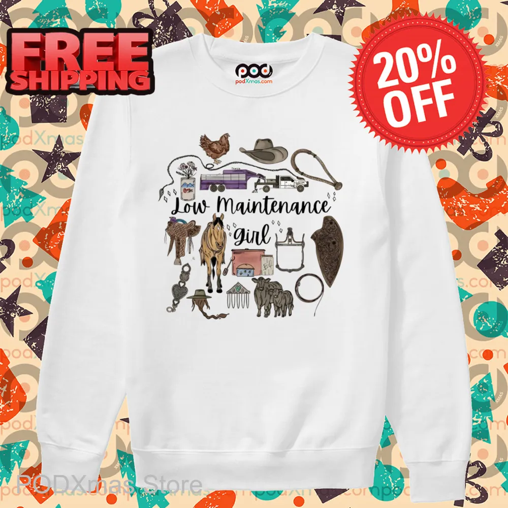 Cowboys Low Maintenance Girl Shirt