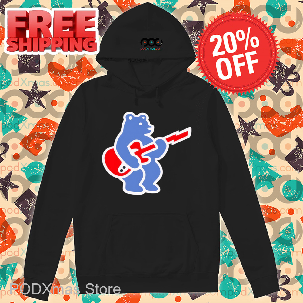 Cubs Bear Guitar Shirt