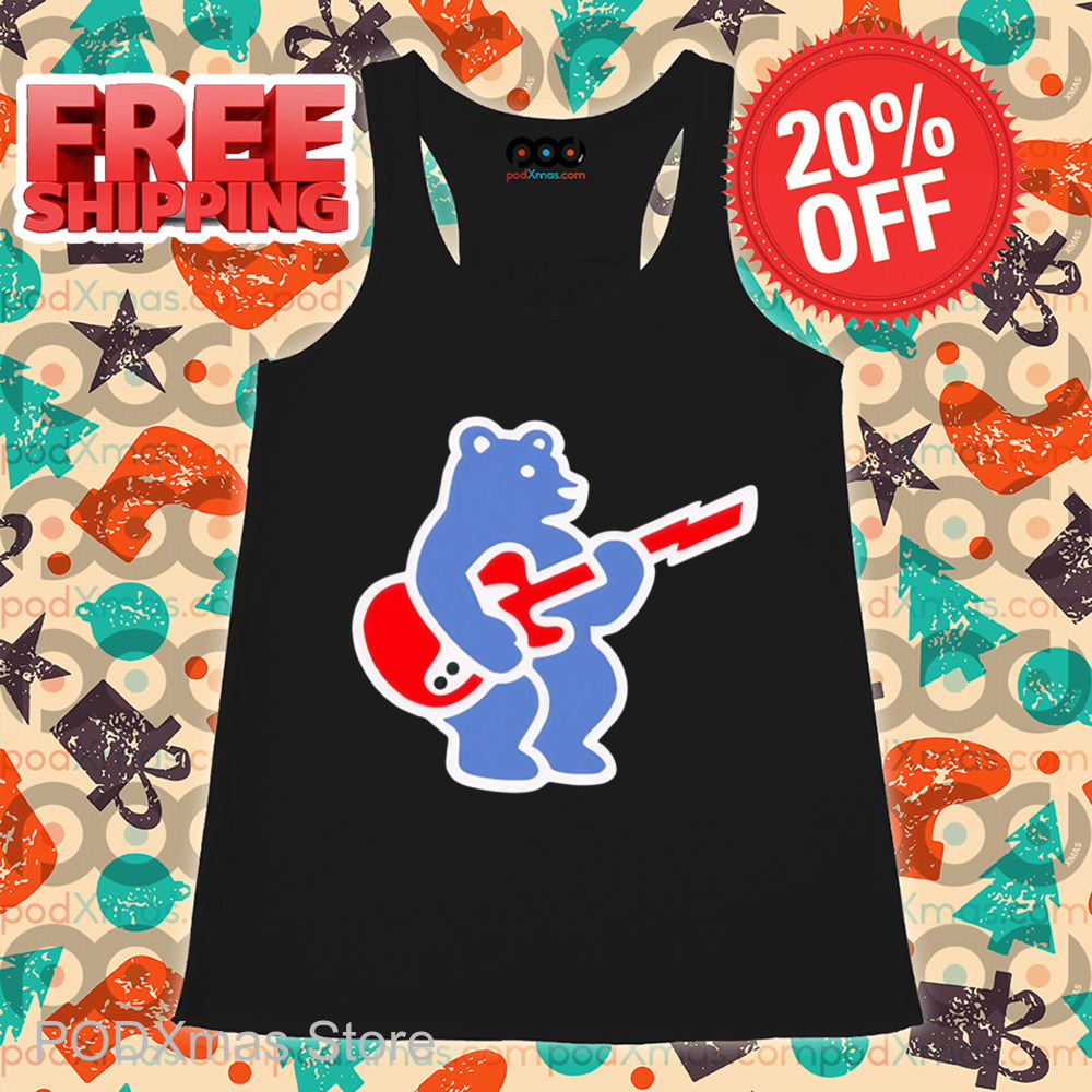 Cubs Bear Guitar Shirt