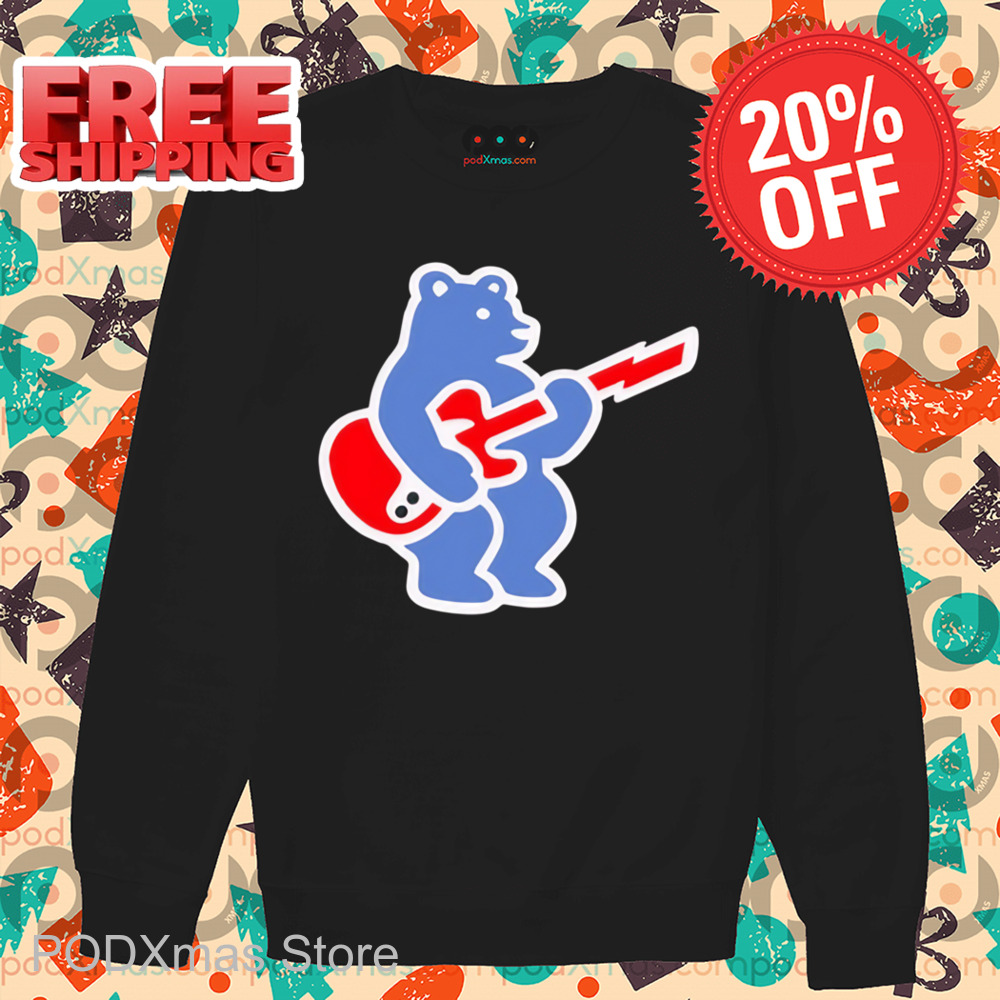 Cubs Bear Guitar Shirt