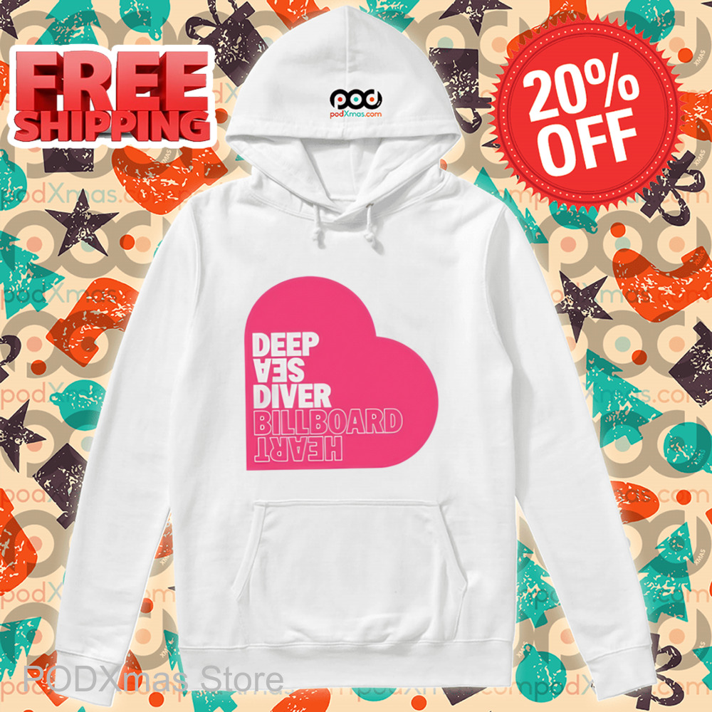 Deep Sea Diver Pink Billboard Heart Shirt
