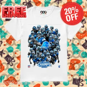 Detroit Lions NFC North Champs 2024 Shirt