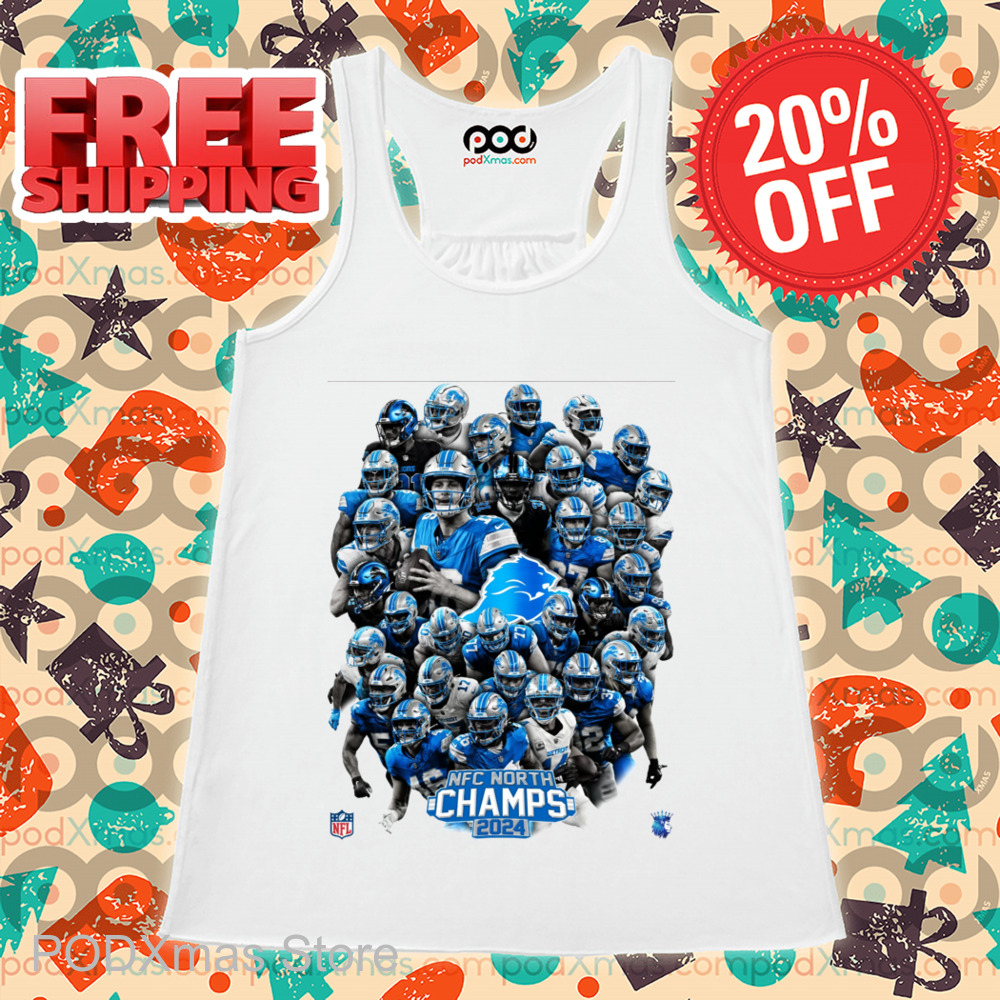 Detroit Lions NFC North Champs 2024 Shirt