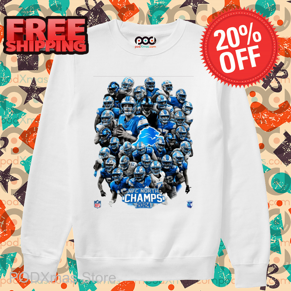 Detroit Lions NFC North Champs 2024 Shirt
