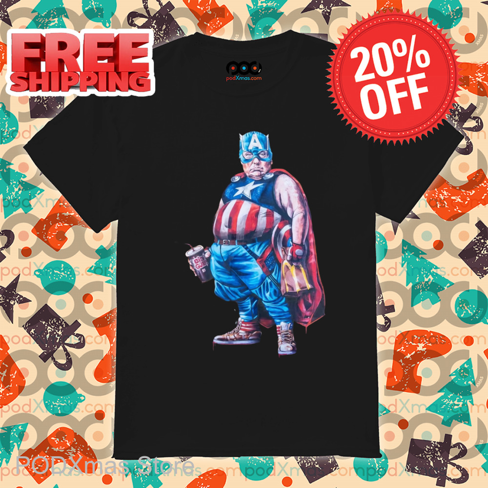 Fat Trump Captain America Shirt