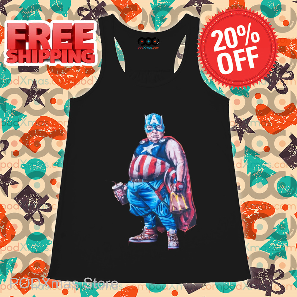 Fat Trump Captain America Shirt
