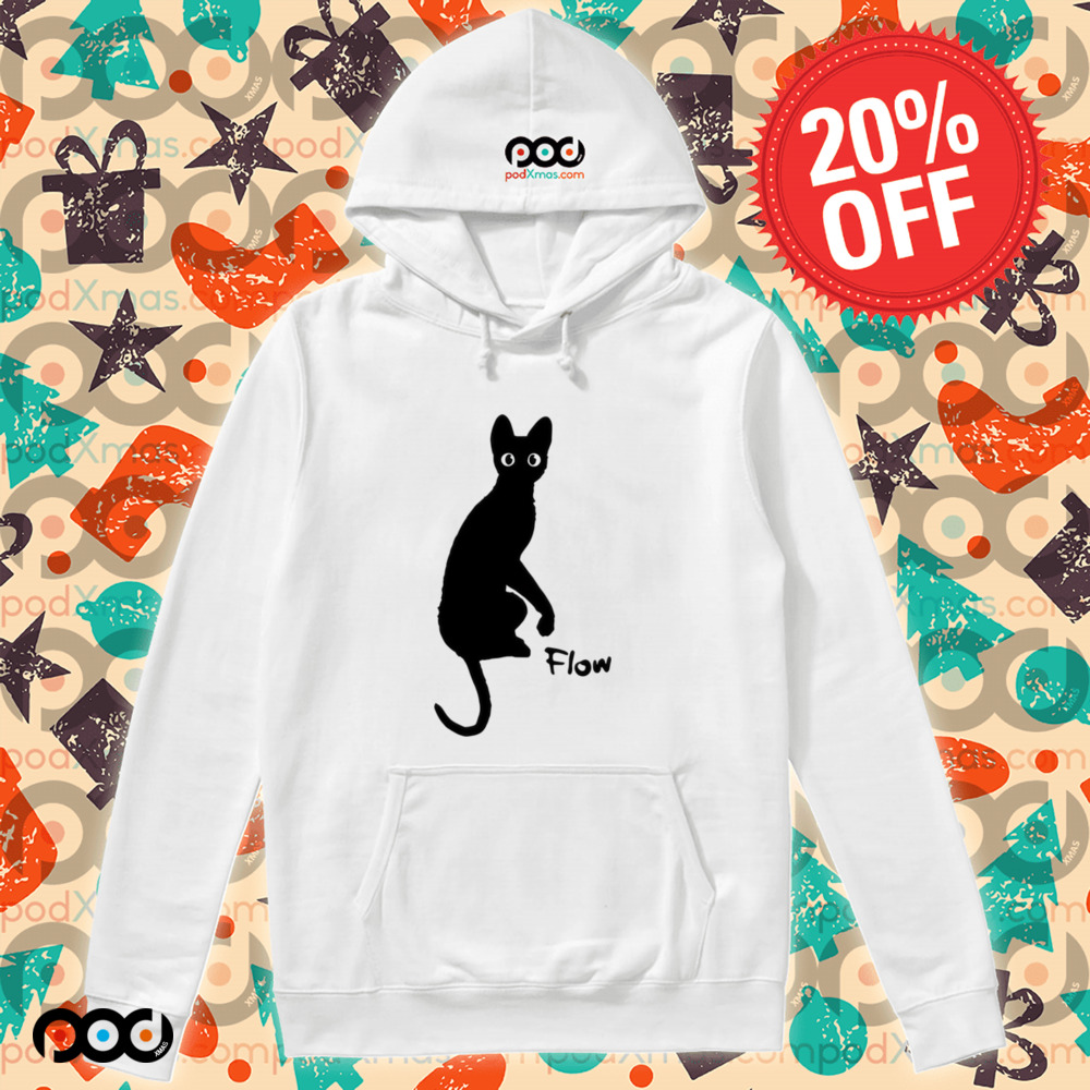 Flow Movie India Ink Cat Shirt