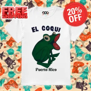 Frog El Coqui Puerto Rico Shirt