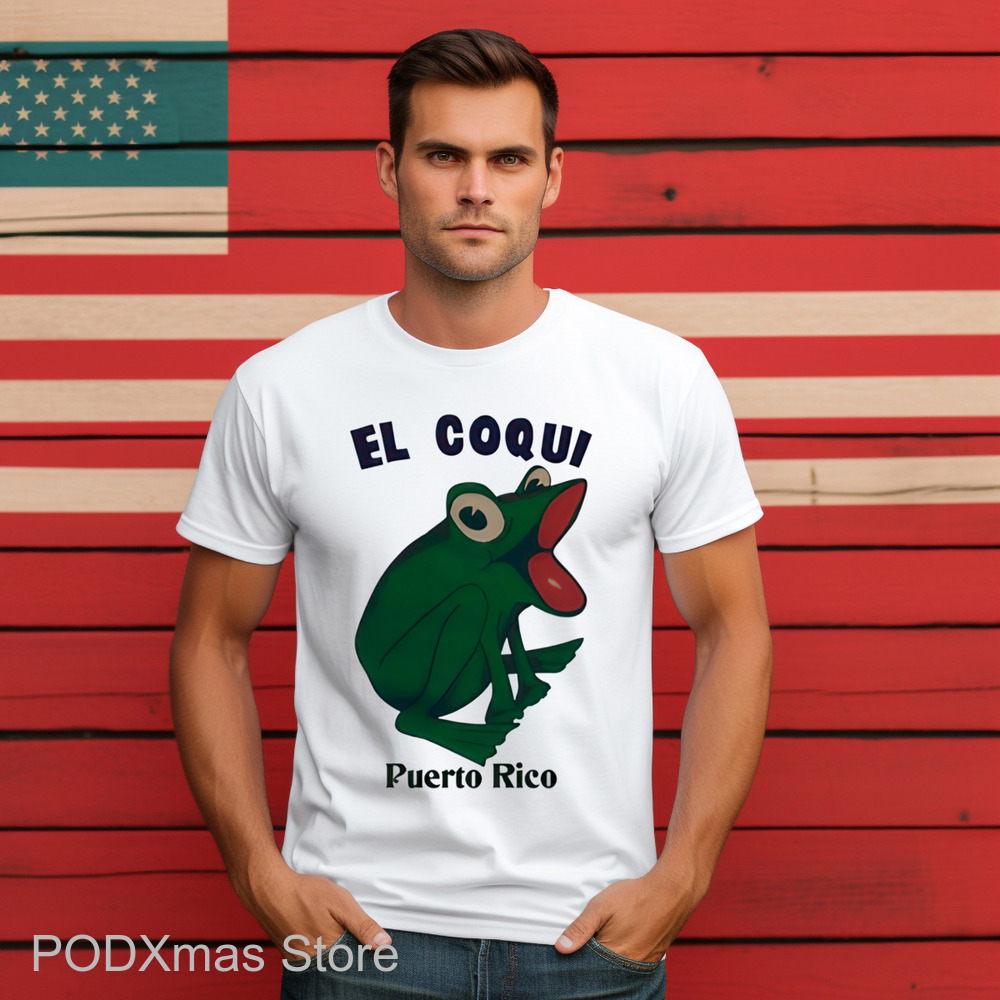 Frog El Coqui Puerto Rico Shirt