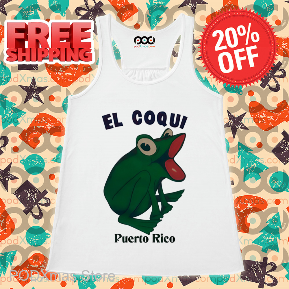 Frog El Coqui Puerto Rico Shirt