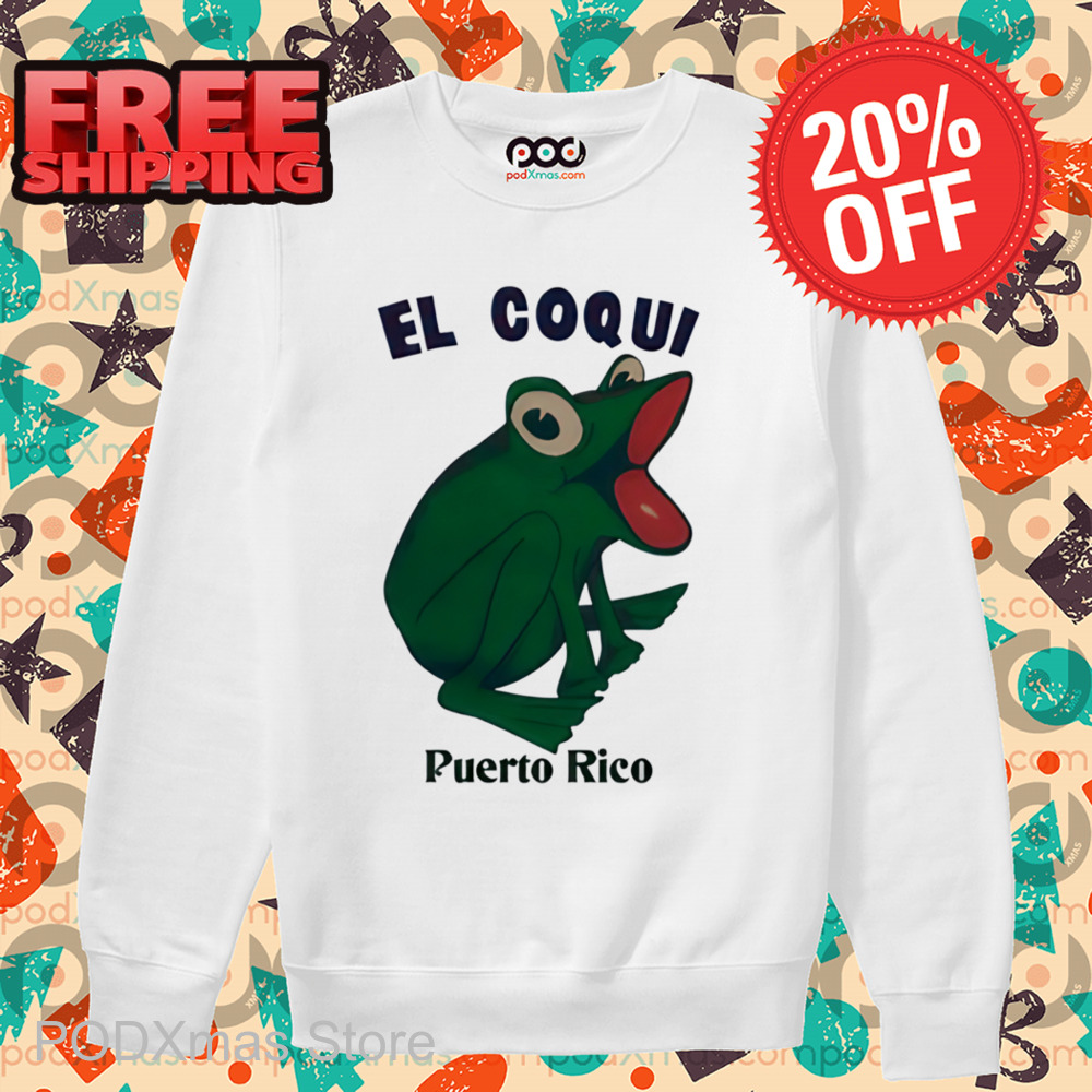 Frog El Coqui Puerto Rico Shirt