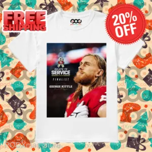 George Kittle Salute To Service Finalist Signature Shirt