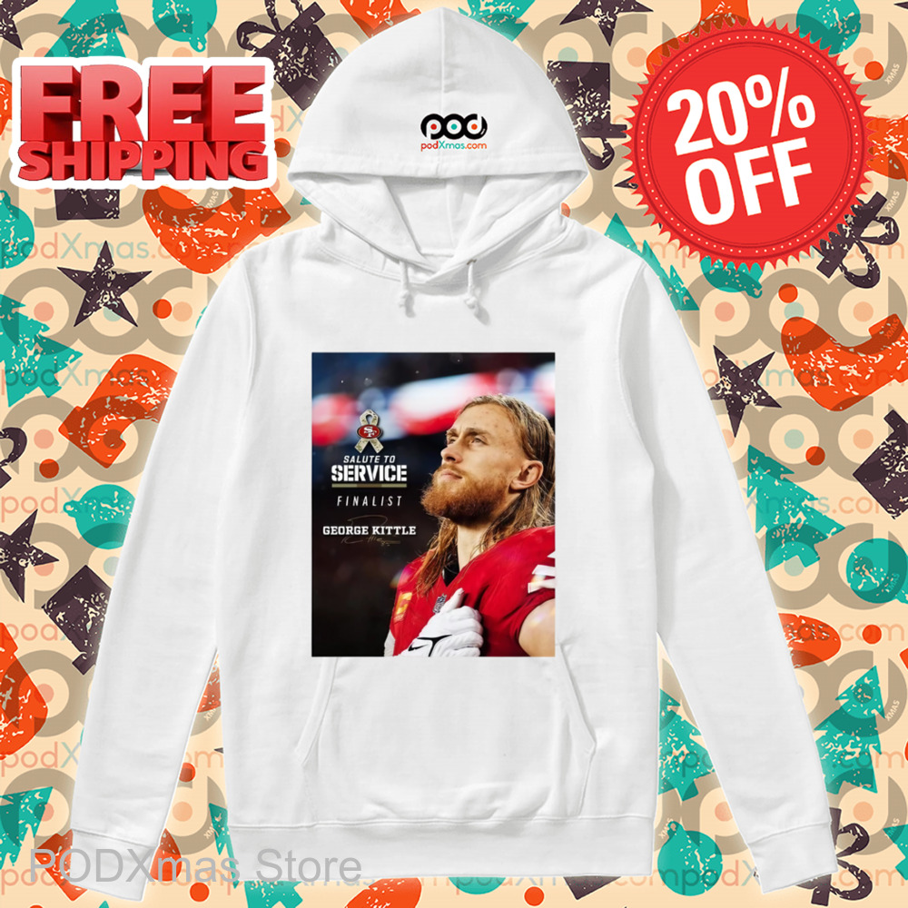 George Kittle Salute To Service Finalist Signature Shirt