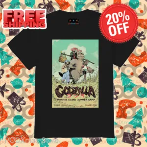 Godzilla Monster Island Summer Camp Shirt